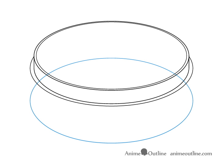 Dumplings steamer bottom line drawing