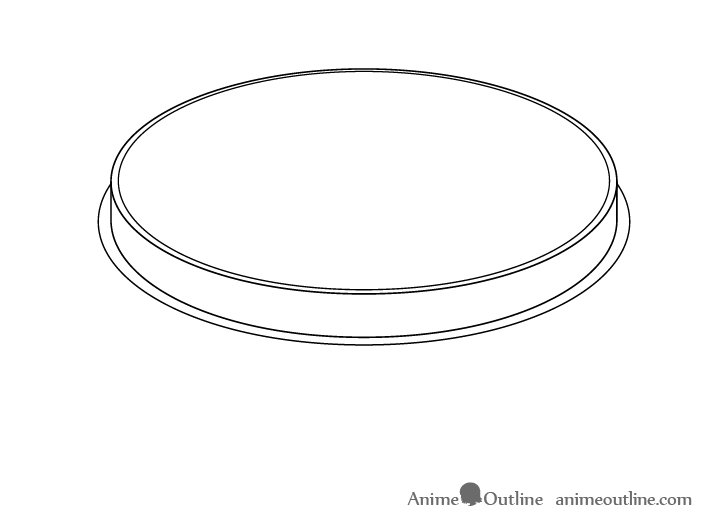 Dumplings steamer middle drawing