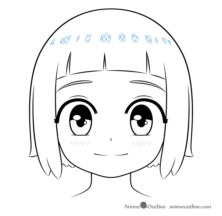 How to Draw an Anime Little Girl (Entire Body) - AnimeOutline