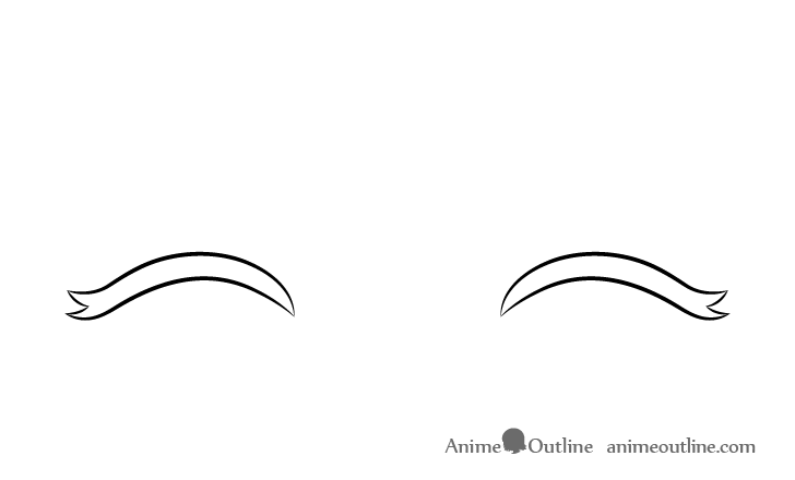 Happy anime eyes eyelashes drawing