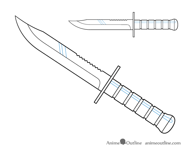 Knife reflections outline