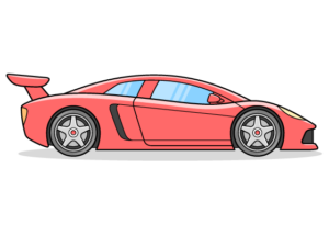 Sports car drawing tutorial