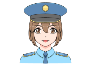 Anime police girl