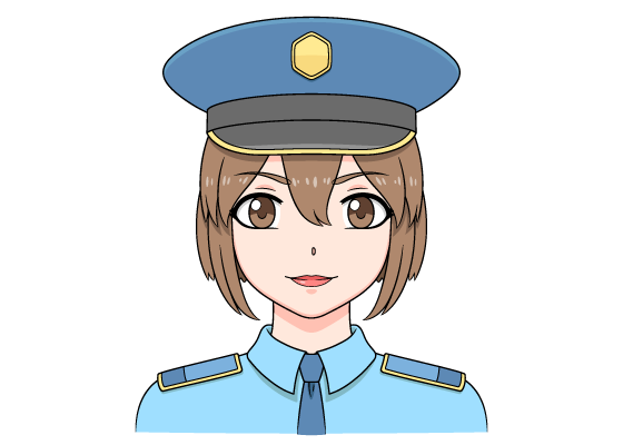 Anime police girl