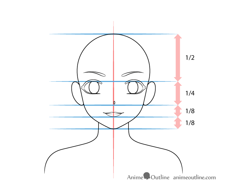 Anime police girl mouth drawing