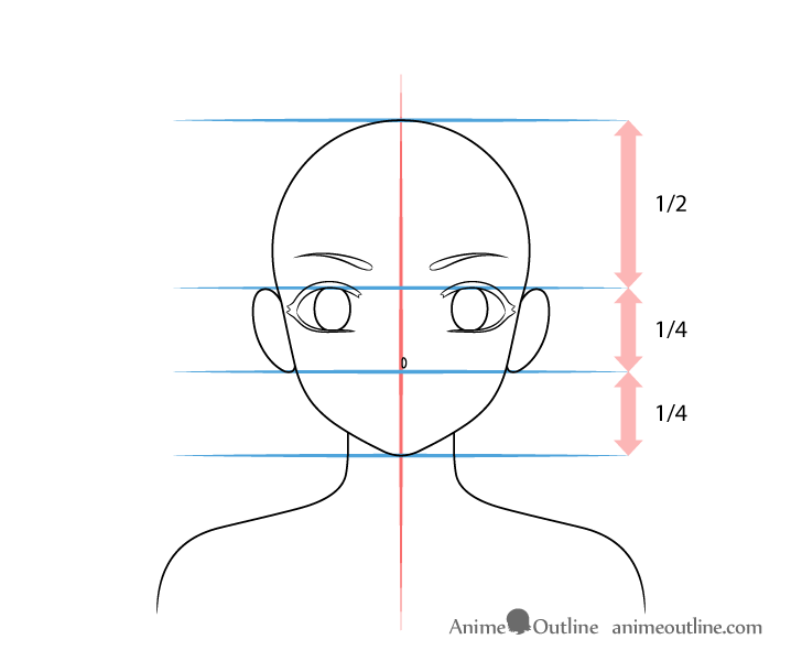 Anime police girl nose drawing