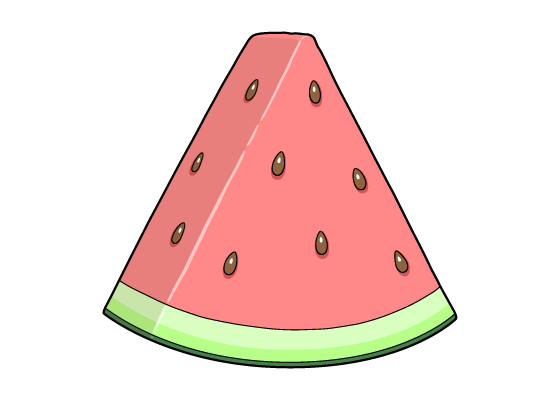 Anime watermelon slice